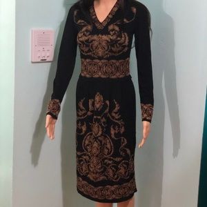 Alberta Ferretti Women’s Dress Black/ Gold